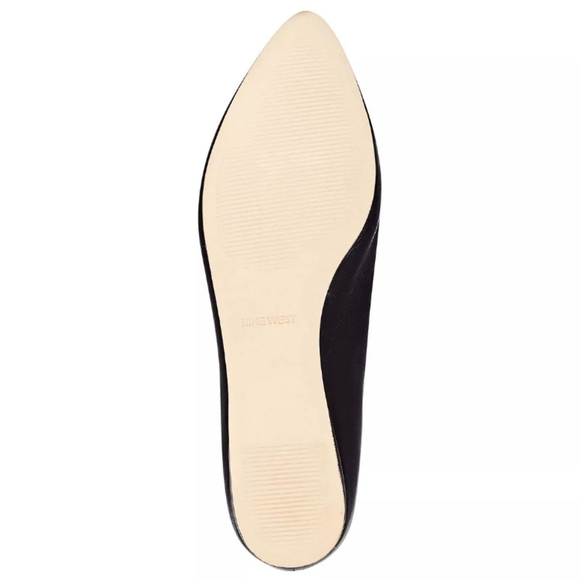 Nine West Speakup Round Toe Slip-on Ballet Flats Black 9.5 - Picture 5 of 8